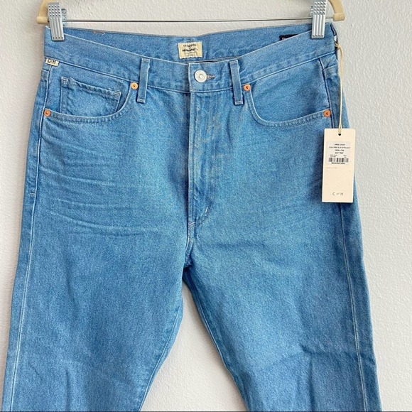 Citizens Of Humanity Jeans Dree Crop High-rise Straight Jeans Size 30 - Picture 4 of 14